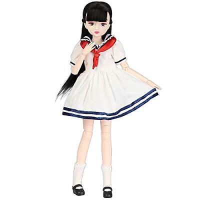 10 inch 1/6 Scale Student Series Ball Jointed Doll with Black Hair, J1002 海外 即決