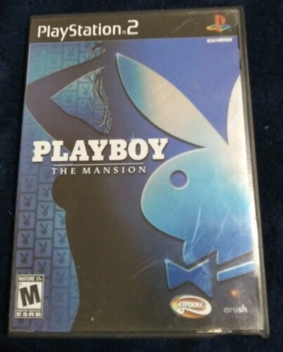 Playboy The Mansion (Playstation 2 PS2, 2004) Disc, Case, Artwork- NO MANUAL 海外 即決