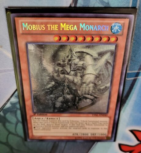 Yugioh Mobius The Mega Monarch LVAL-EN040 Ghost Rare 1st Ed NM 海外 即決