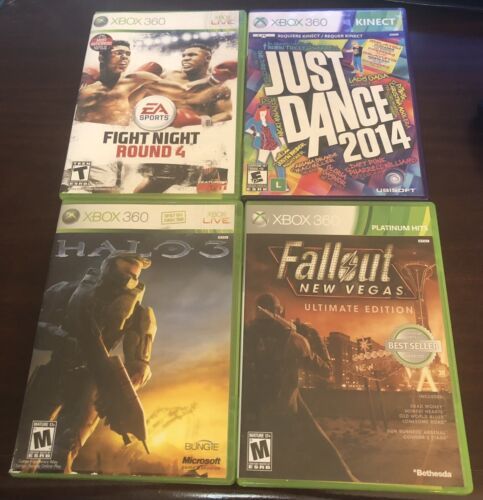 Xbox 360 Lot Fallout New Vegas Ultimate Edition, Halo 3, Fight Night Round 4 海外 即決 - 0
