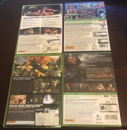 Xbox 360 Lot Fallout New Vegas Ultimate Edition, Halo 3, Fight Night Round 4 海外 即決 - 5