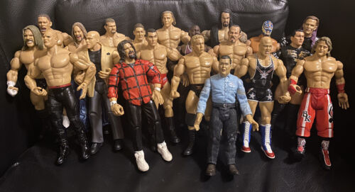 WWE Lot of 20 Jakks Wrestling Figures ECW WCW WWF 海外 即決