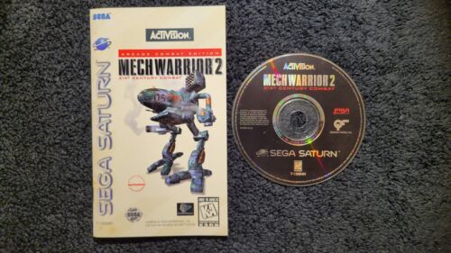 MechWarrior 2 (Sega Saturn, 1997) Complete CIB Tested - Authentic 海外 即決 - 3