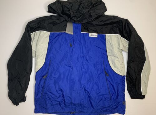 Dunbrooke Mens XL EZ Port Blue Full Zip Jacket Michelin Over Coat New With Tags 海外 即決