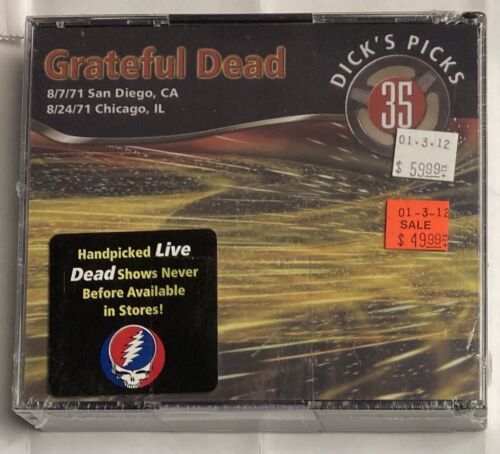 Grateful Dead Dick’s Picks Vol. 35 San Diego, CA 8/7/71, Chicago, IL 8/24/71 4cd 海外 即決