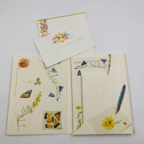 Marjolein Bastin Hallmark Natures Sketchbook Stationery Envelopes Vtg Lined Note 海外 即決