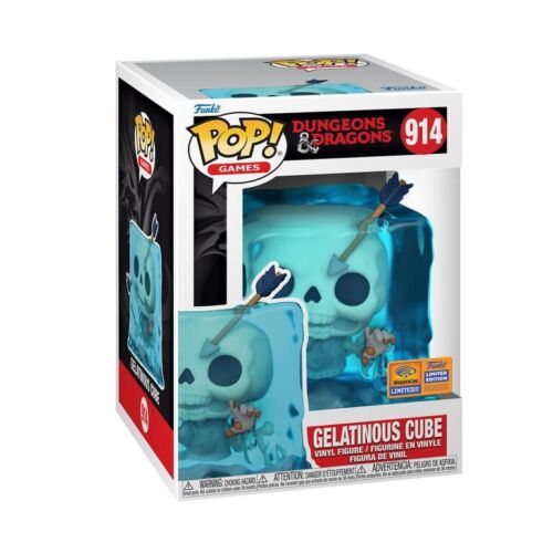 Funko POP! Games: Dungeons and Dragons Blue Gelatinous Cube 3.8 in Vinyl Figure 海外 即決