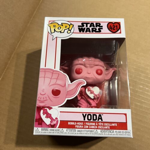 Funko Pop Star Wars Yoda #421 (Valentines Day) + Protector 海外 即決