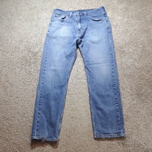Levis 505 Jeans Mens 32x30 Blue Straight Leg Denim Medium Wash 海外 即決