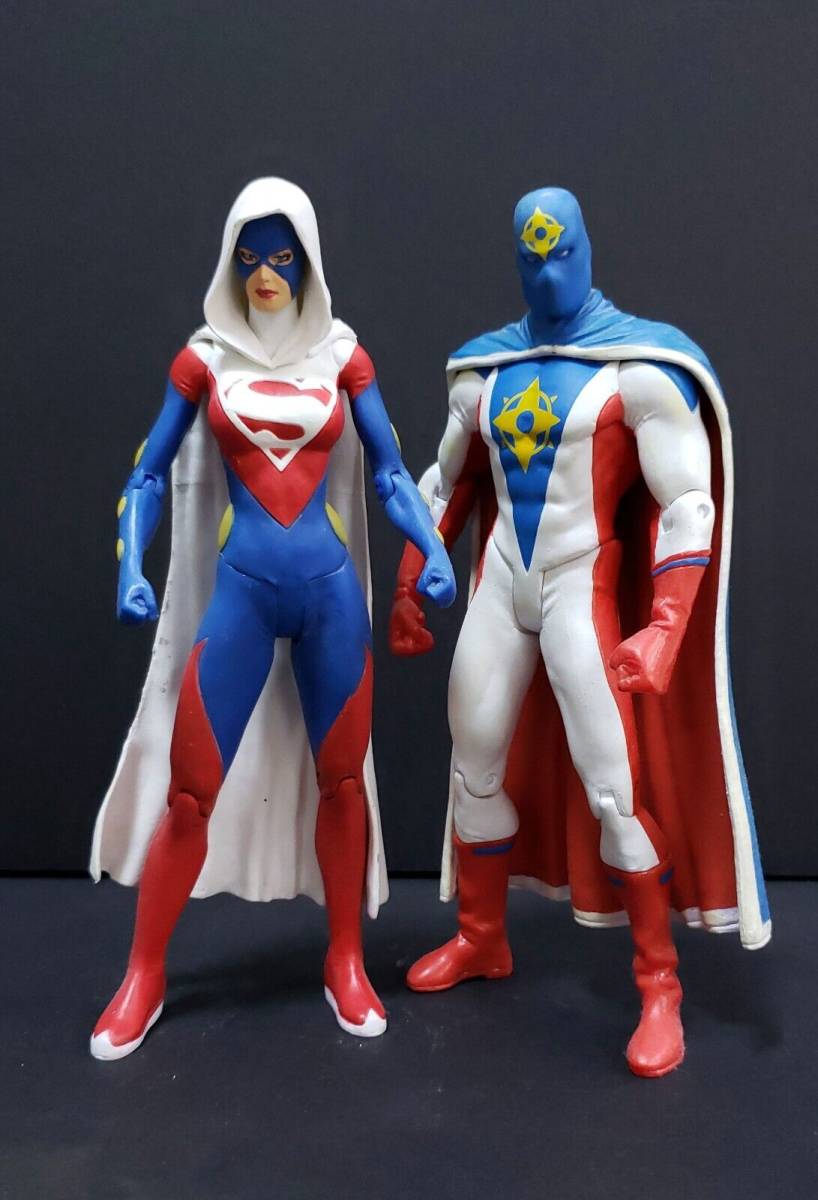 DC Direct 52 Series 1 SUPERNOVA & New Krypton SUPERWOMAN figures RARE 海外 即決