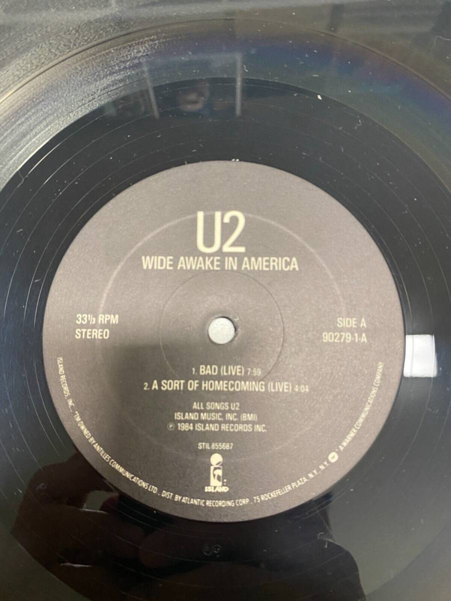 U2 Wide Awake In America Soundtrack 80s Record LP オリジナル vinyl album 海外 即決