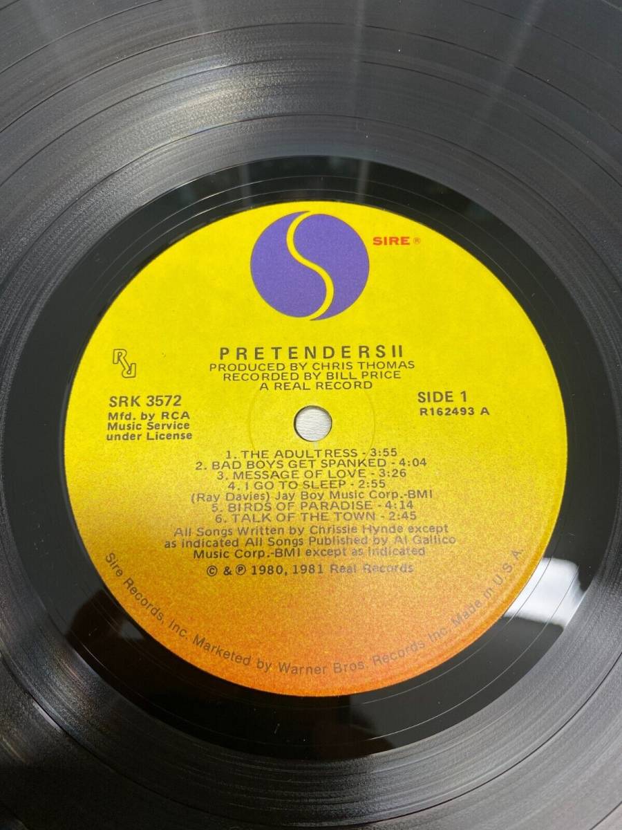 The Pretenders Pretenders II w/ inner 80s Record LP オリジナル vinyl album 海外 即決