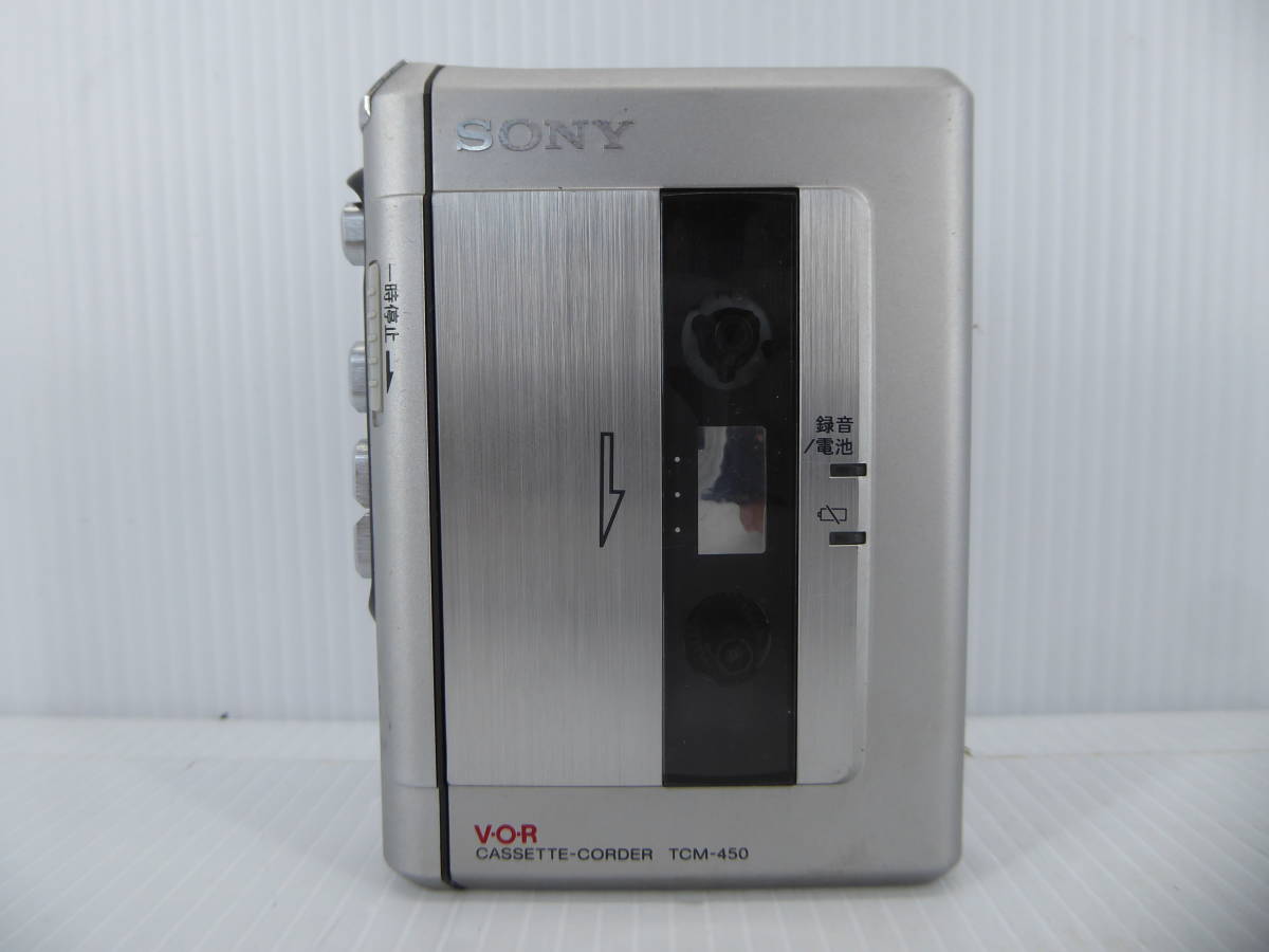 高額売筋 SONY TCM-450 美品 再生 音出し 通電確認済み villarce.com.br