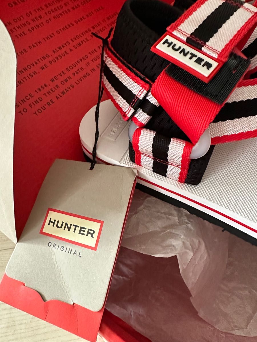 【新品未使用】HUNTER(ハンター)オリジナル ビーチサンダル 25cm