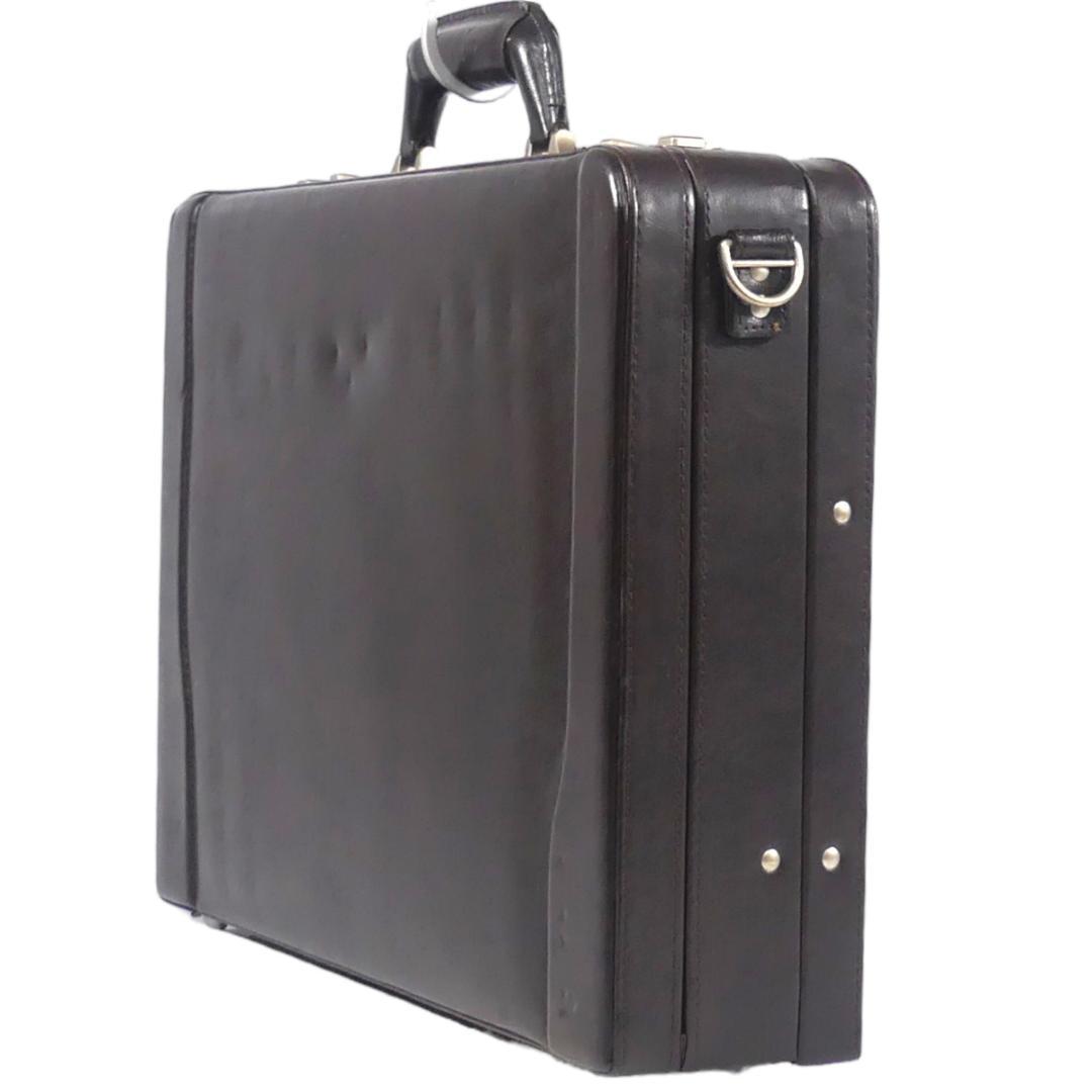  prompt decision *Samsonite* leather attache case Samsonite men's tea PC storage original leather business bag real leather commuting trunk business trip hard case bag 