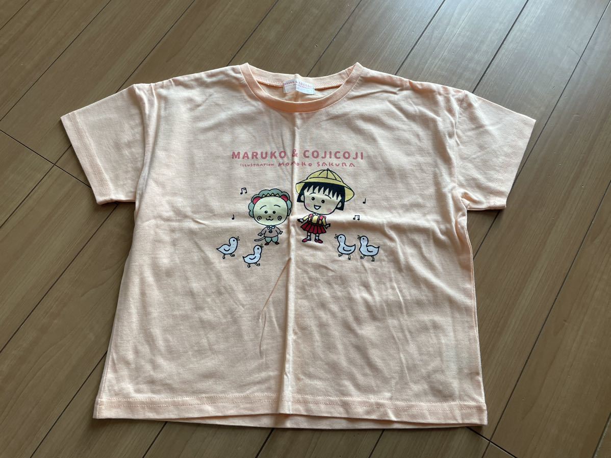 ★未着用新品！MARUKO&COJICJI まるこ＆コジコジ☆かわいい半袖Tシャツ　130☆送料185円★_画像1