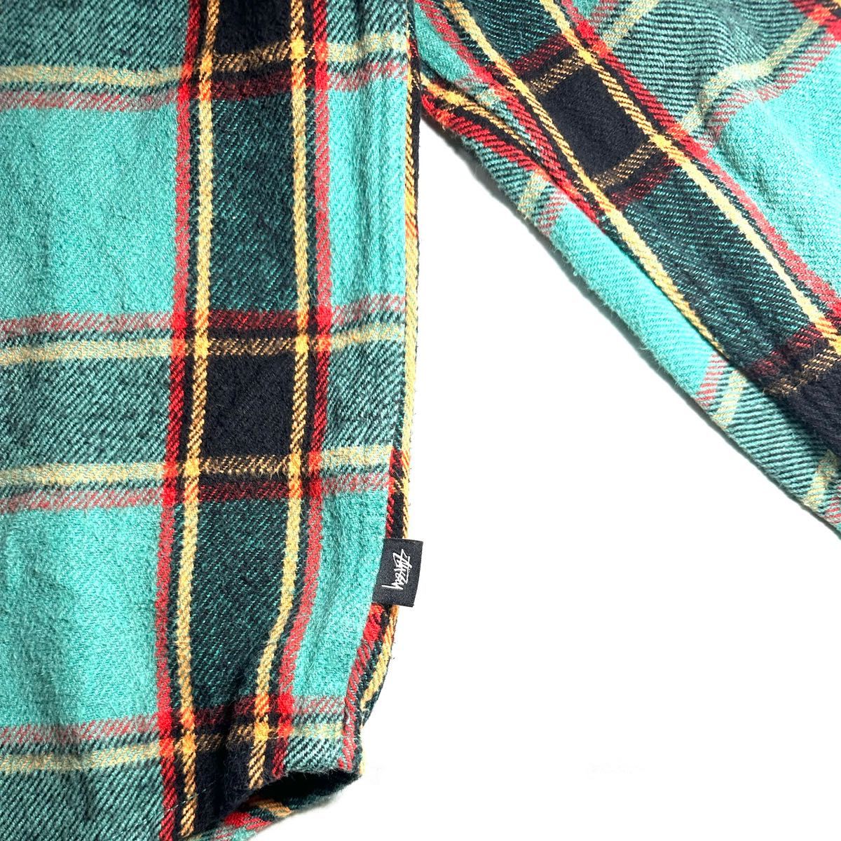 stussy L/S flannel shirt plaid check