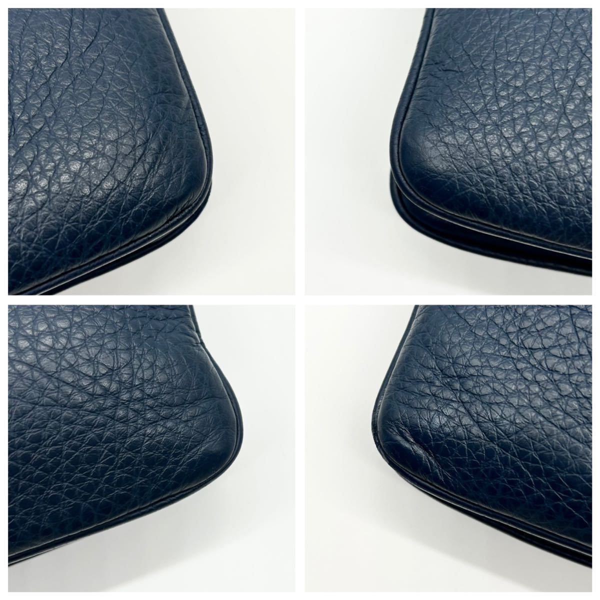 1円○極美品○Ermenegildo Zegna エルメネジルドゼニア セカンドバッグ