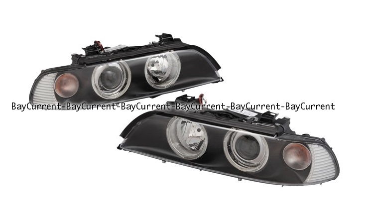 BMW イカリング ハロゲン ヘッドランプ 左右 SET 5シリーズ E39 ヘッド