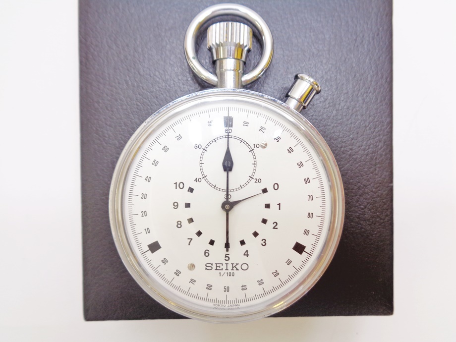 SEIKO 89ST ストップウォッチ 15石 1/100 秒計 動作品 セイコー stop