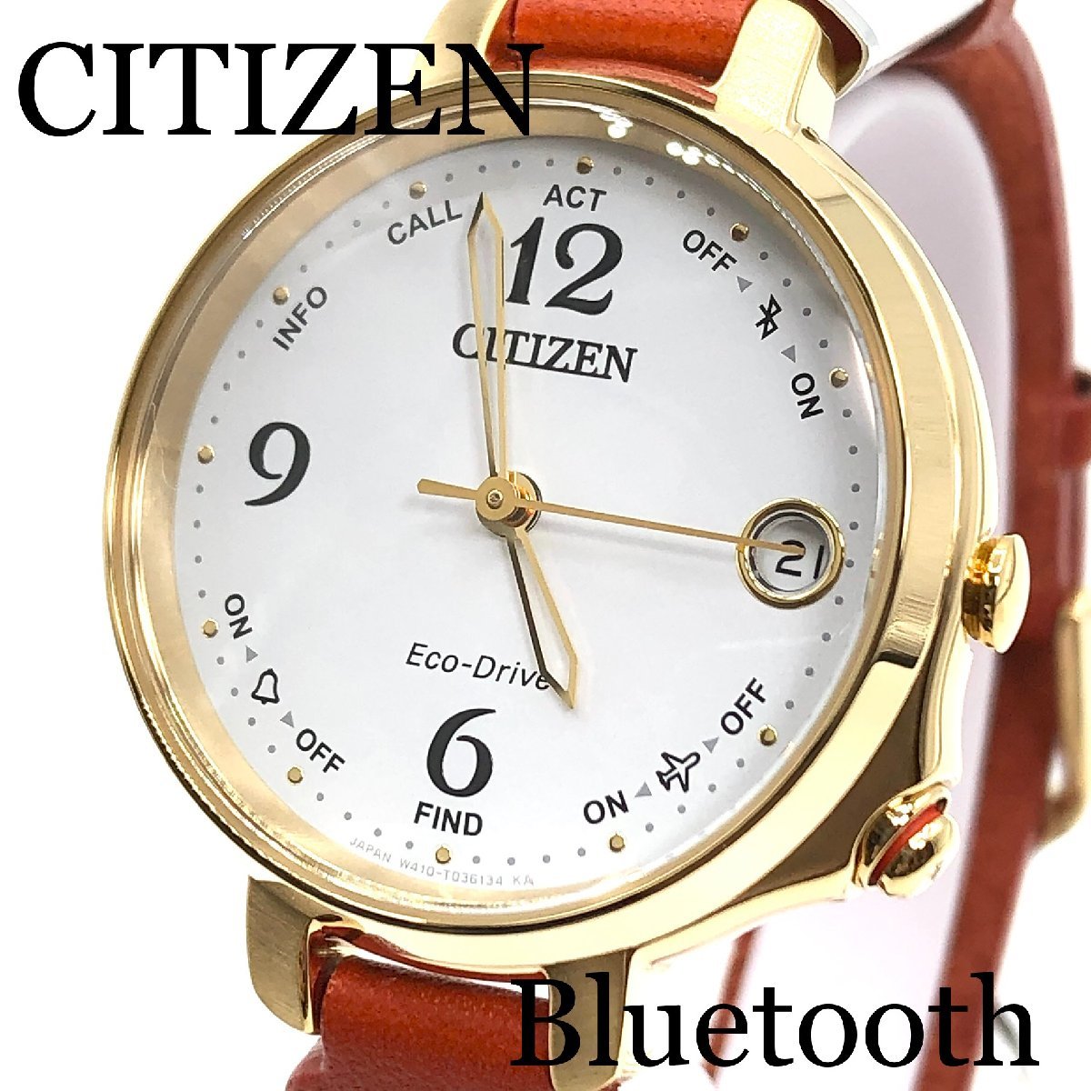 新品正規品『CITIZEN Bluetooth』シチズン ブルートゥース エコドライブ腕時計 レディース EE4019-11A【送料無料】
