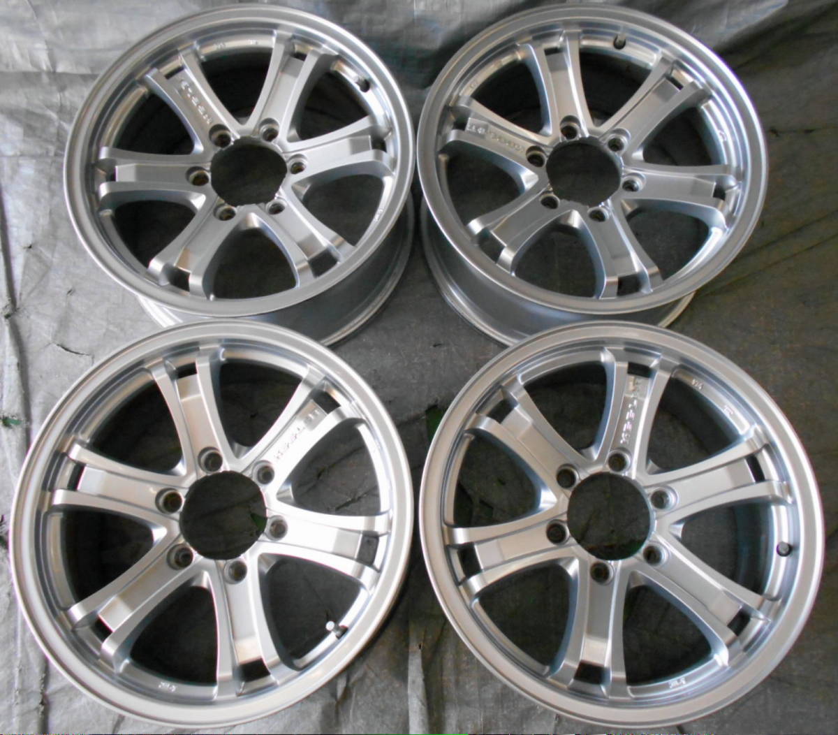 ○○2304-209LL weds KEELER FORCE キーラー 7.5J 17in +25 PCD139.7 4