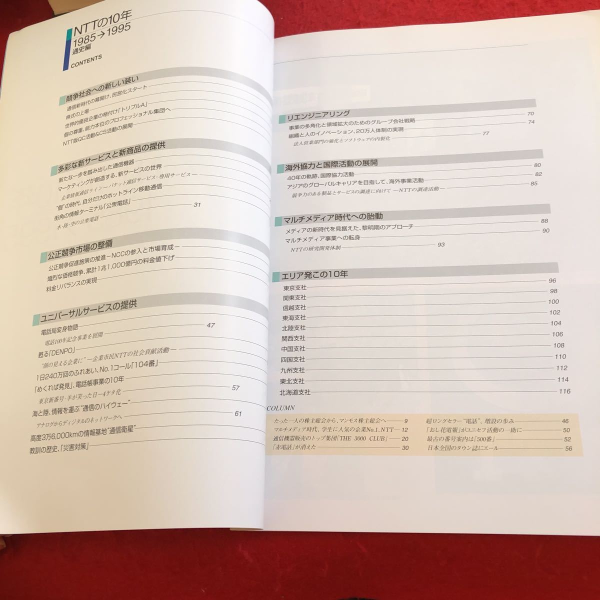 S6a-286 NTTの10年 1985→1995 通史編 1996年発行 日本電信電話株式会社 競争社会への新しい装い 多彩な新サービスと新商品の提供 など_画像5