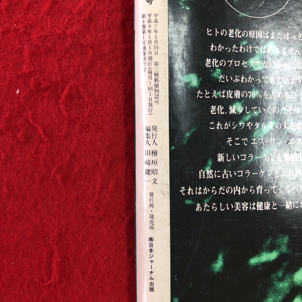 S6c-414 自然薬健康法 平成9年1月号 平成9年1月1日 発行 日本ジャーナル出版 雑誌 健康 料理 レシピ 野菜 予防 砂糖 肺がん 歯周病 育毛剤_画像4