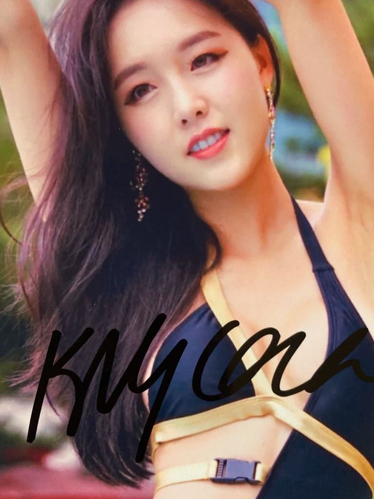 キム・ガオン直筆サイン入り2Lサイズ写真‥Kim Gaon…レーシング キム・ガオン直筆サイン入り2Lサイズ写真‥Kim Gaon…レーシング