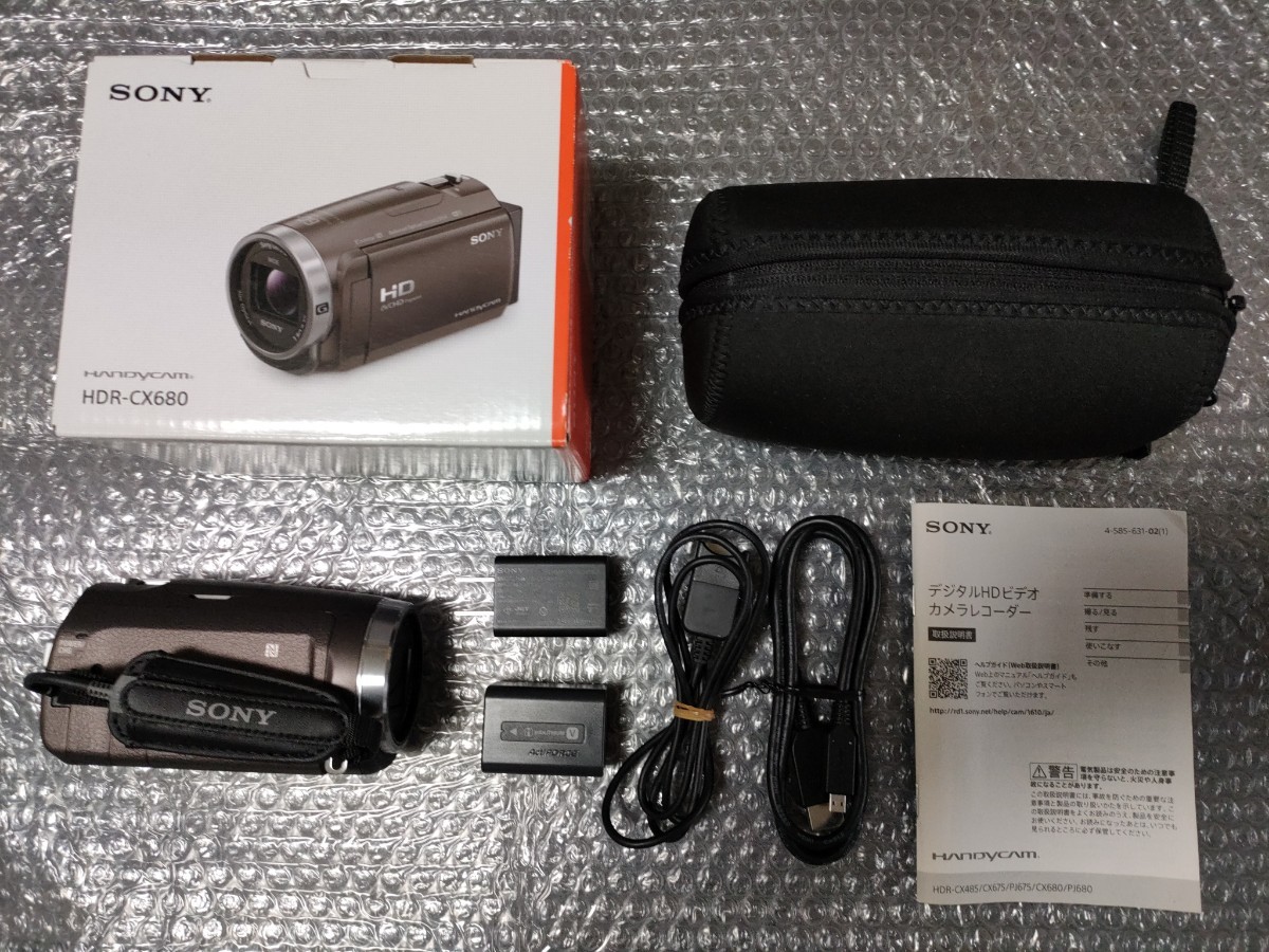 ソニー ハンディカム HDR-CX680 ブラウン ビデオカメラ usol.com.mx