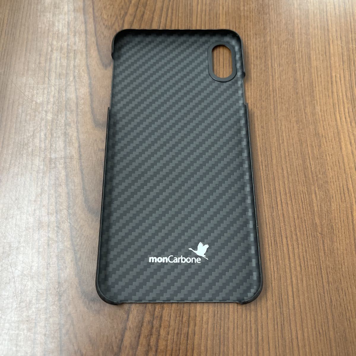 504a2907☆ Deff（ディーフ） monCarbone HOVERKOAT for iPhone Xs Max ケブラー素材 アラミド繊維 超軽量 _画像3