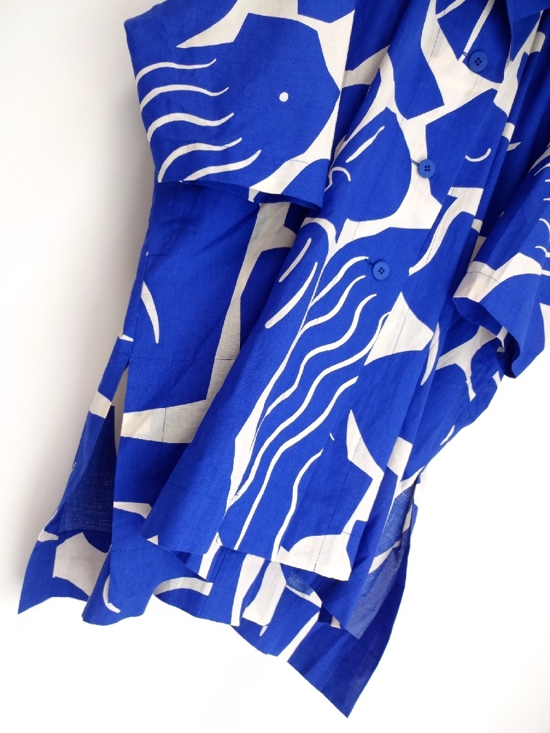 上質◇希少 ISSEY MIYAKE イッセイミヤケ ワンピース コート ロング
