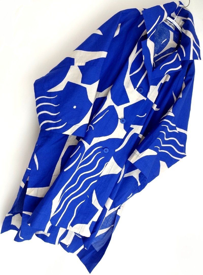 上質◇希少 ISSEY MIYAKE イッセイミヤケ ワンピース コート ロング