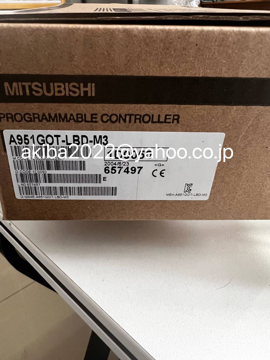 新品☆ 三菱 MITSUBISHI A951GOT-LBD-M3 タッチパネル 保証付き-