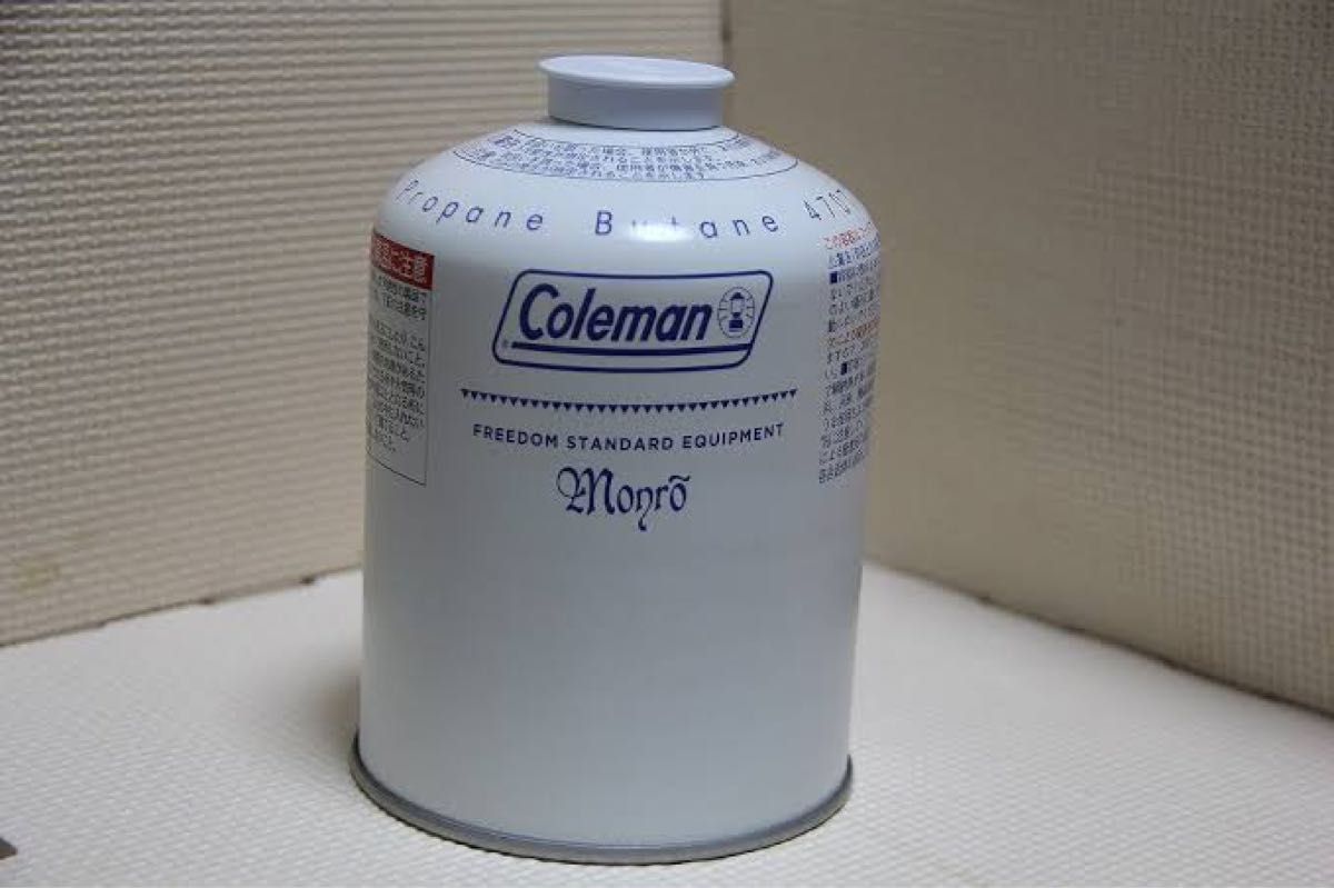 Coleman Monro LPガス 470T 純正 ガス缶 ガスカートリッジ インディゴレーベル モンロ 白 OD缶 アウトドア