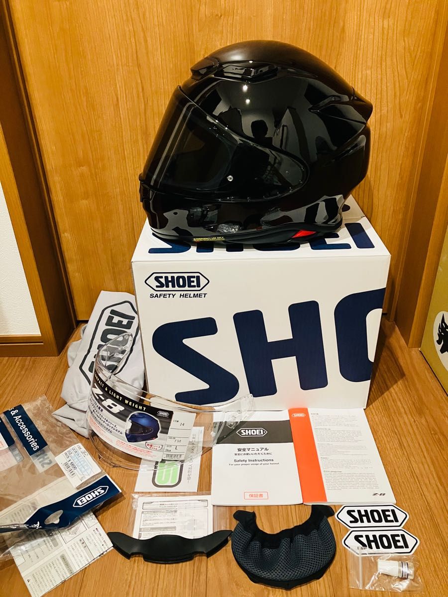 SHOEI Z スモーク&クリアシールド 付属品完品 Lサイズ 年購入