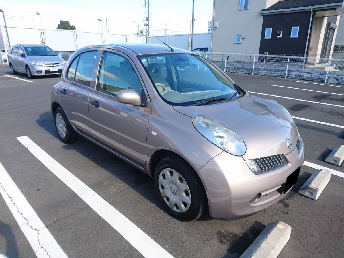 *H19 Nissan March 12S mileage 33650km with pretest keyless non-smoking car ABS timing chain machine defect not equipped repair history not equipped *