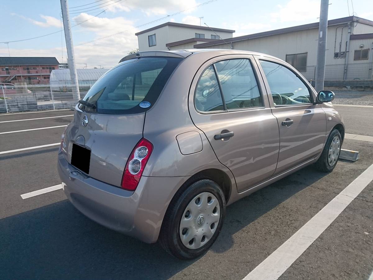 *H19 Nissan March 12S mileage 33650km with pretest keyless non-smoking car ABS timing chain machine defect not equipped repair history not equipped *
