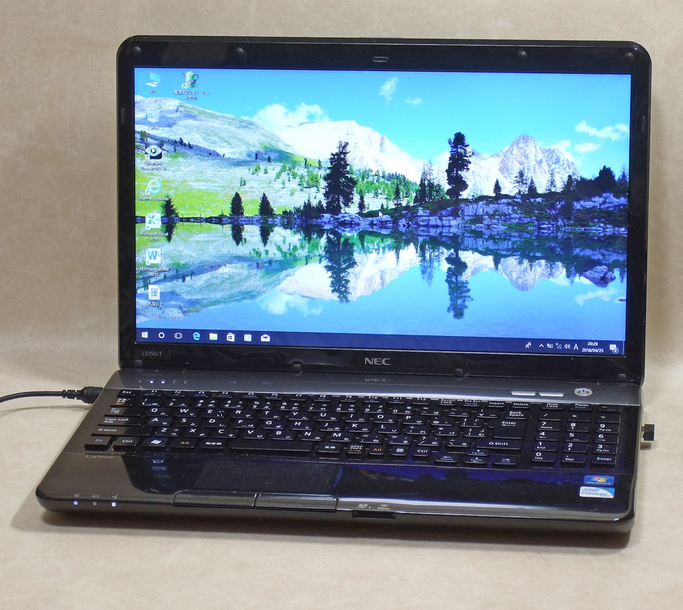 Nec Note Pc Black Ls150 F I3 Memory 4g Hdd 500gb Windows10 Real Yahoo Auction Salling
