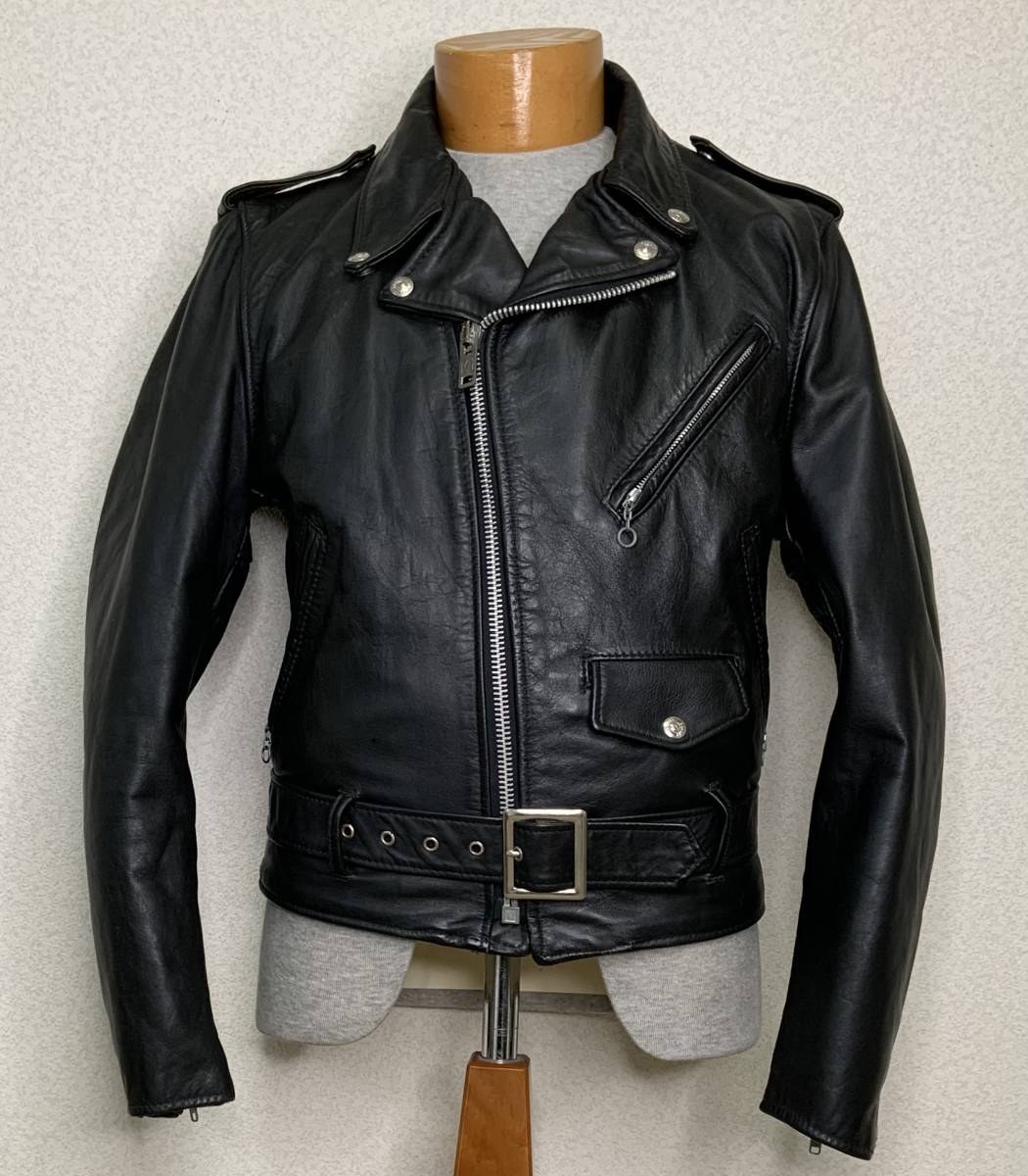 A4等級以上 80s Vintage Schott 618 ダブルライダース 革ジャン