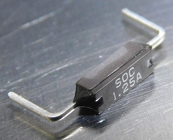 SOC SSFR 1.25A micro fuse (AC125V/1.25A) [10 piece collection ][ control :KJ337]