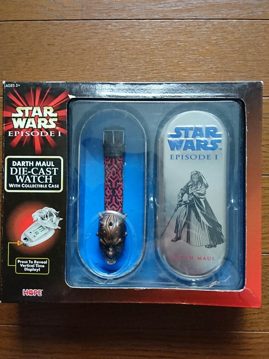 即決！STAR WARS スターウォーズ☆ダースモール ダイキャストウォッチ 腕時計_画像1