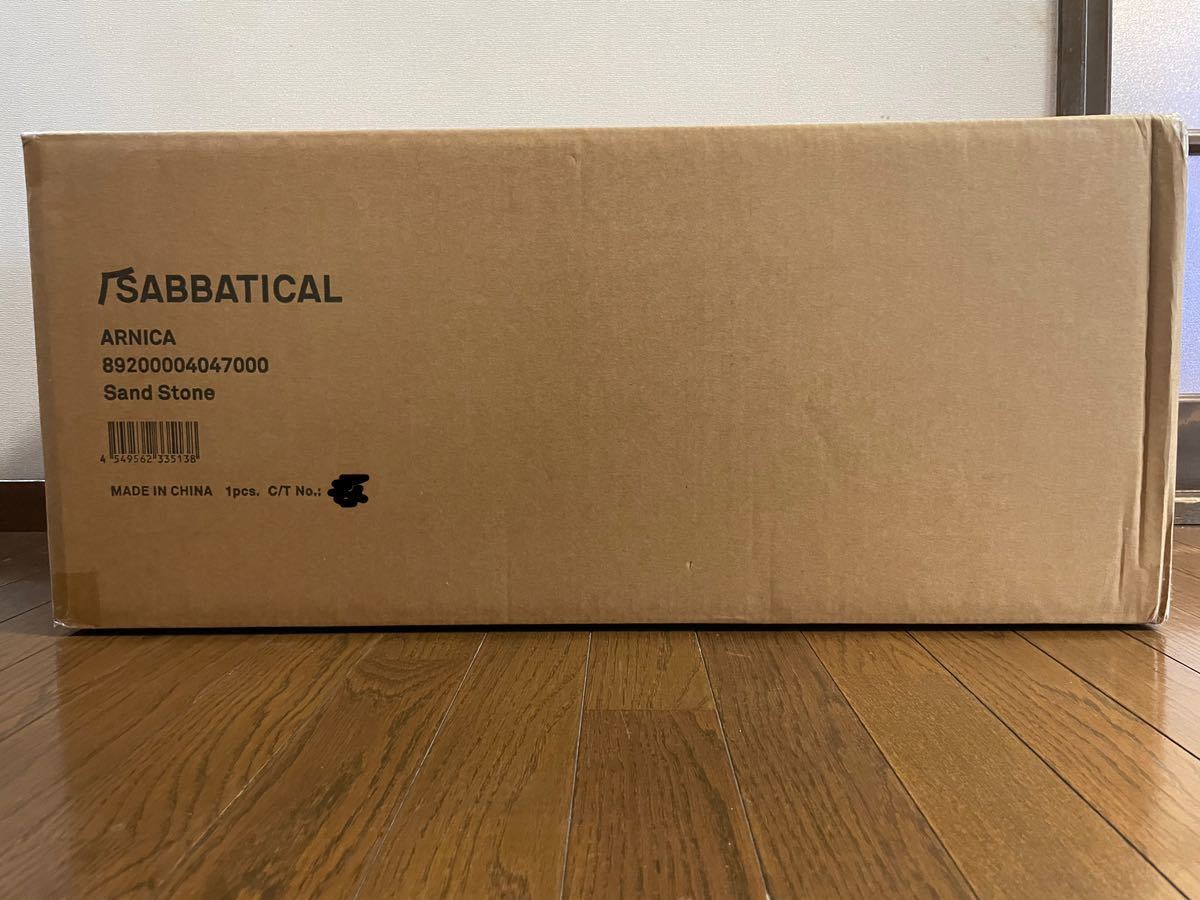 SABBATICAL ARNICA / サバティカル アルニカ サンドストーン 新品 未
