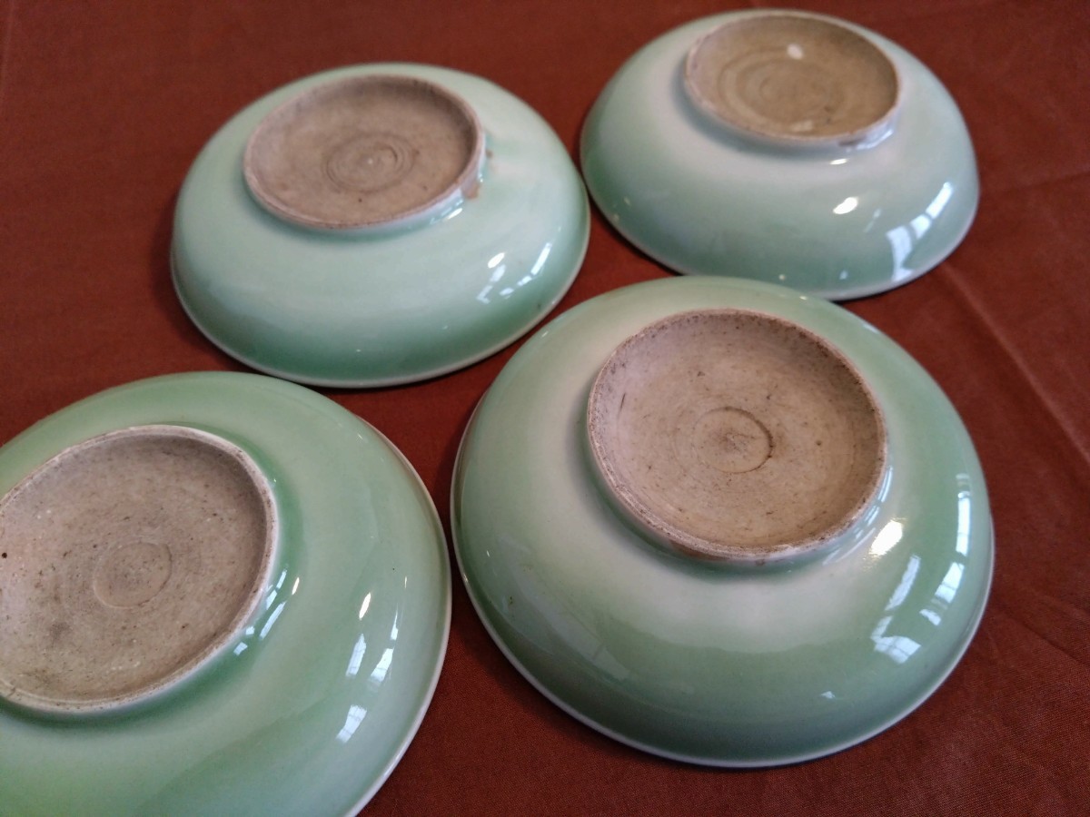 青磁 李朝 李朝青磁 豆皿 鑑賞陶器 古玩 5客 | cantodaspiscinas.com.br