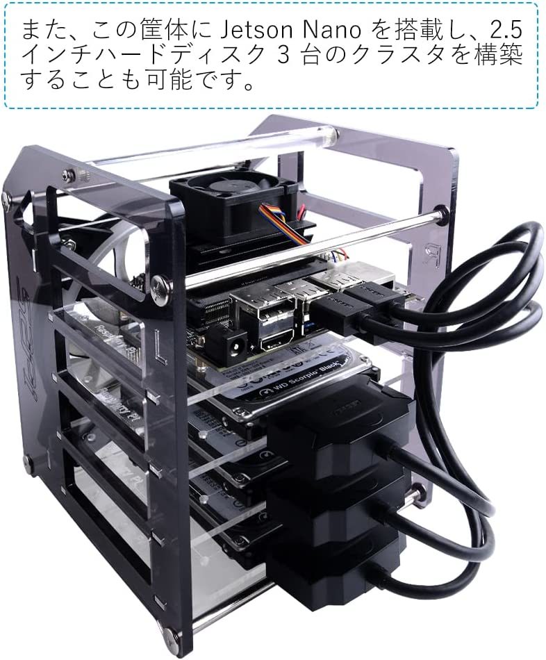 4層 GeeekPi新しいRaspberry Piクラスタケース、Raspberry Piラックタワーケーススタッカブルケース、冷_画像7