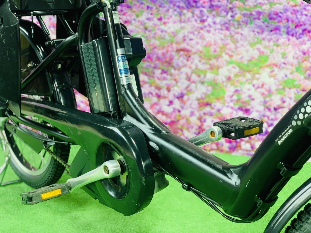 5115子供乗せ電動アシスト自転車ブリヂストン3人乗り対応20インチ