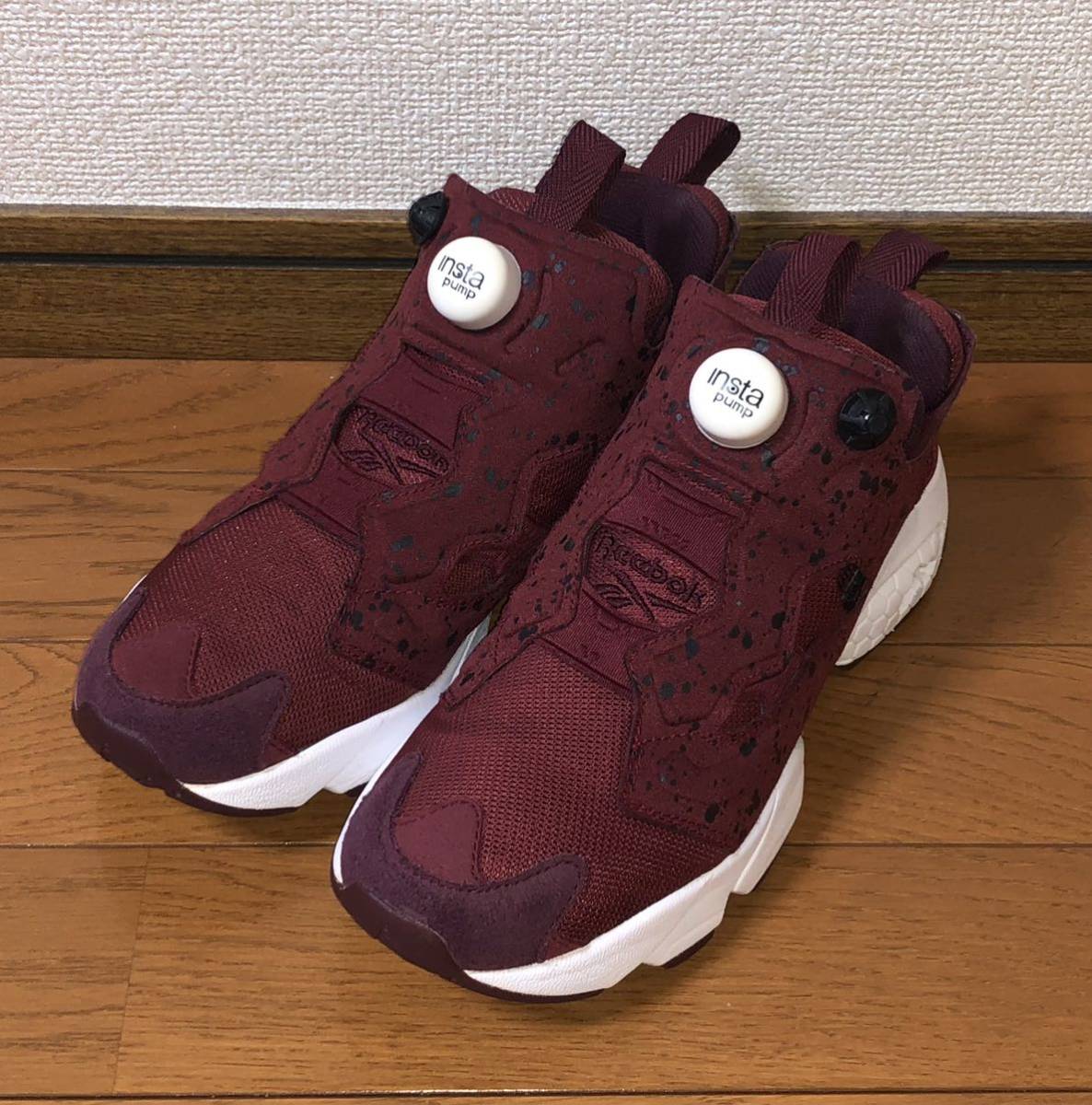 REEBOK INSTA PUMP FURY SP AQ9802 US6 24cm リーボック ポンプフューリー スプラッター エンジ ワインレッド ホワイト 白 instapump