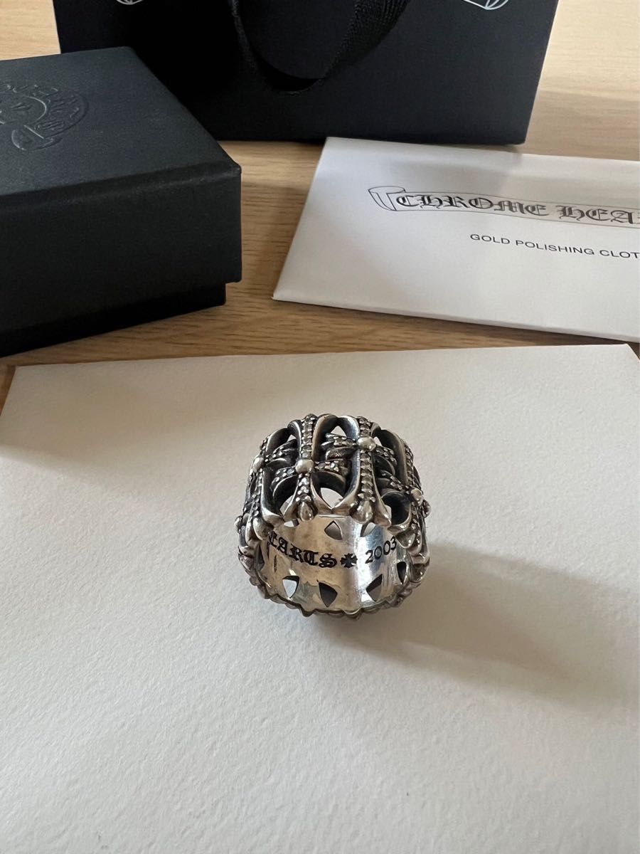 クロムハーツ CHROME HEARTS シルバーリング クロスリング RING