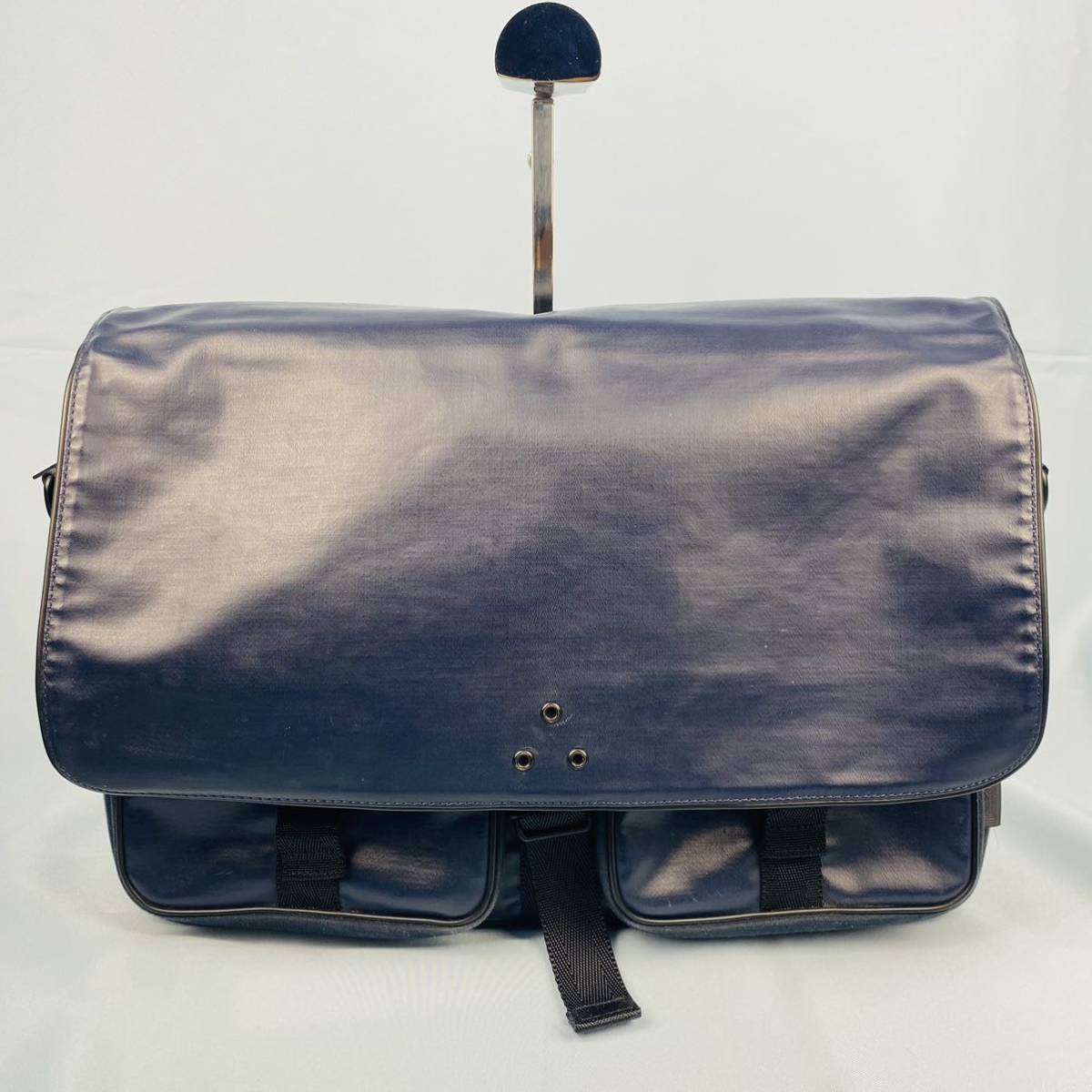  prompt decision PORTER 2way 80 anniversary commemoration model GRIPPER briefcase mesenja- cotton PVC navy Porter gripper men's 