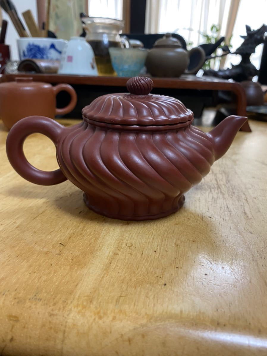朱泥急須紫砂壷唐物茶道具-